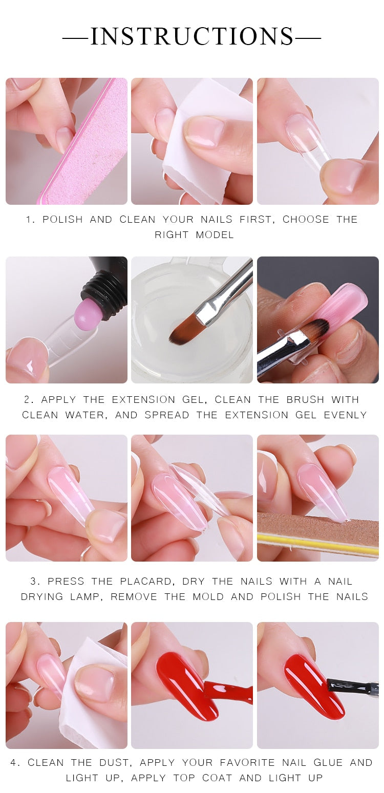 Mobray Poly Extension Nail Gel Kit