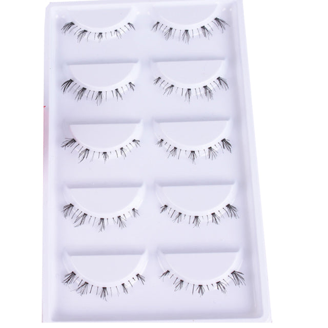 Lower Eyelashes On Clear Band 100% Handmade
