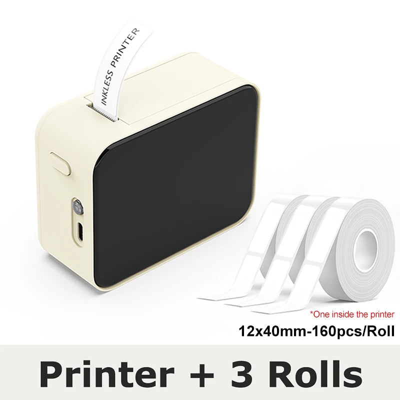 Portable Bluetooth Mini Label Printer