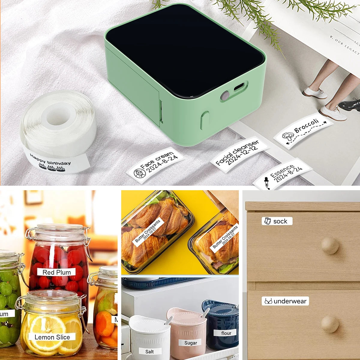 Portable Bluetooth Mini Label Printer