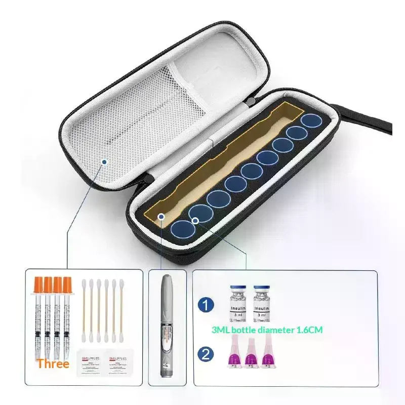 Compact Insulated Vial Storage Case