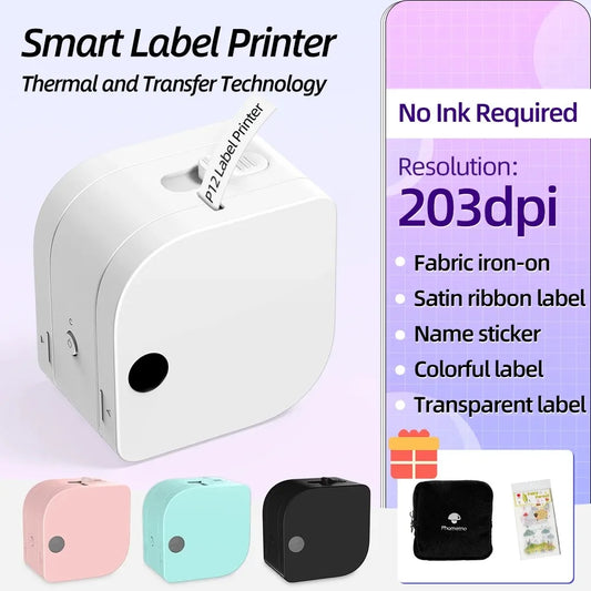 Portable Smart Label Printer | Bluetooth Thermal Label Maker