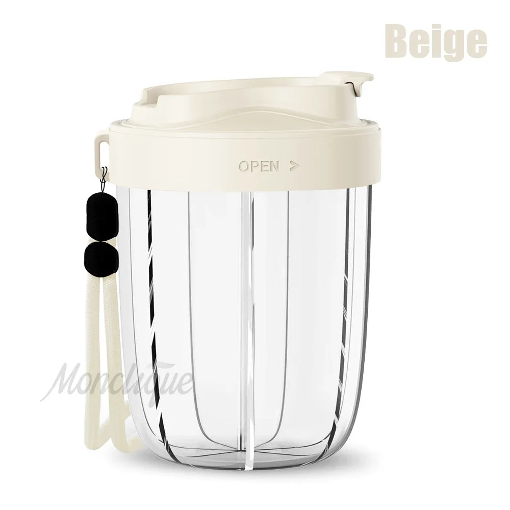 7 Compartment Supplement & Pill Organizer Bottle