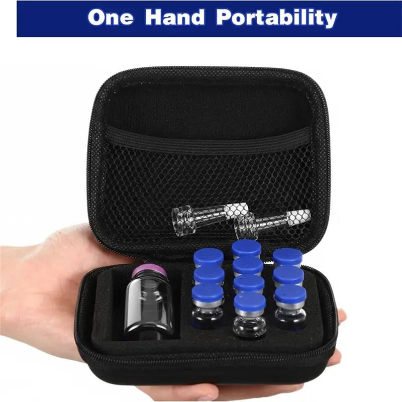 Portable Insulated Vial Storage Case | Travel Organizer