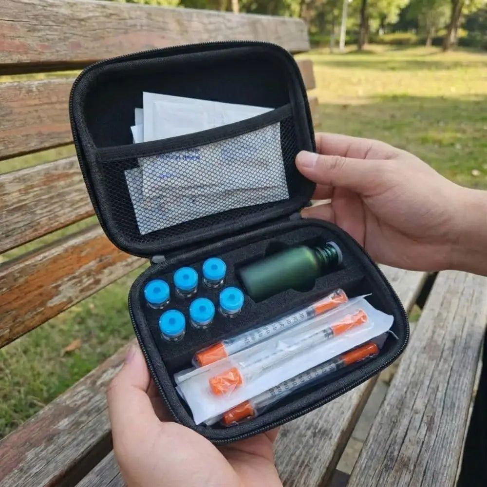 Premium Insulated Vial Organizer Case