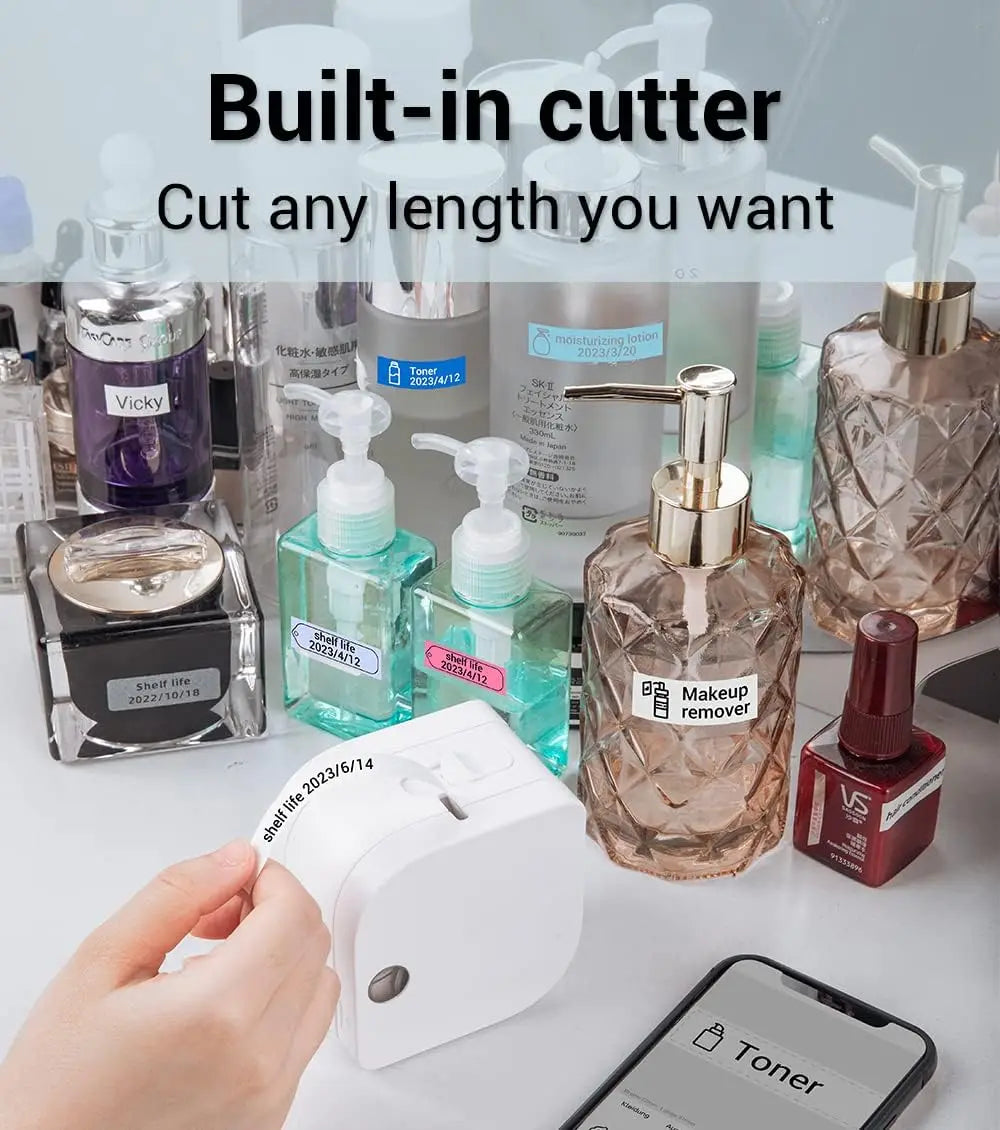 Portable Smart Label Printer | Bluetooth Thermal Label Maker