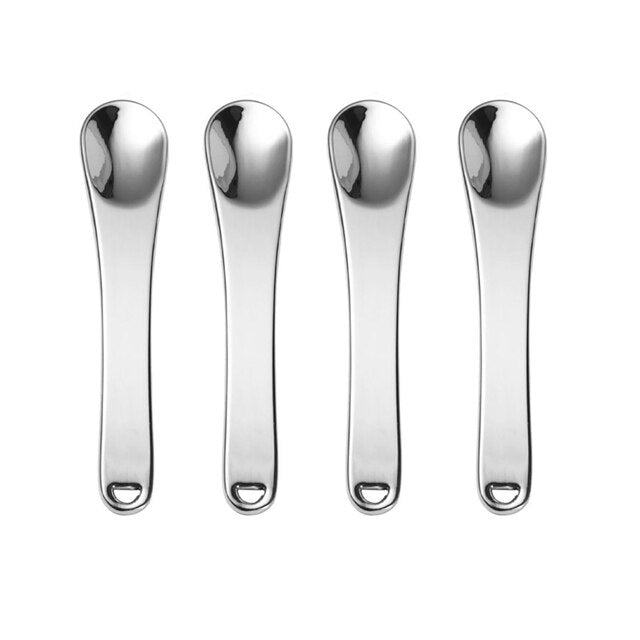 Metal or Plastic Spatulas for Makeup, Face Cream, A Reusable DIY Beauty Tool (1,4 or 10pcs)