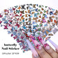 10Pcs/Set Stylish Nail Foil Abstract Transfer Decals