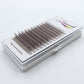HBZGTLAD Color Lash Purple Blue Brown Green Red White Pink Yellow Eyelash Extensions Individual False Colored Mink Lashes Makeup
