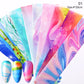 10Pcs/Set Stylish Nail Foil Abstract Transfer Decals