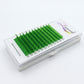 HBZGTLAD Color Lash Purple Blue Brown Green Red White Pink Yellow Eyelash Extensions Individual False Colored Mink Lashes Makeup
