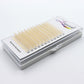 HBZGTLAD Color Lash Purple Blue Brown Green Red White Pink Yellow Eyelash Extensions Individual False Colored Mink Lashes Makeup