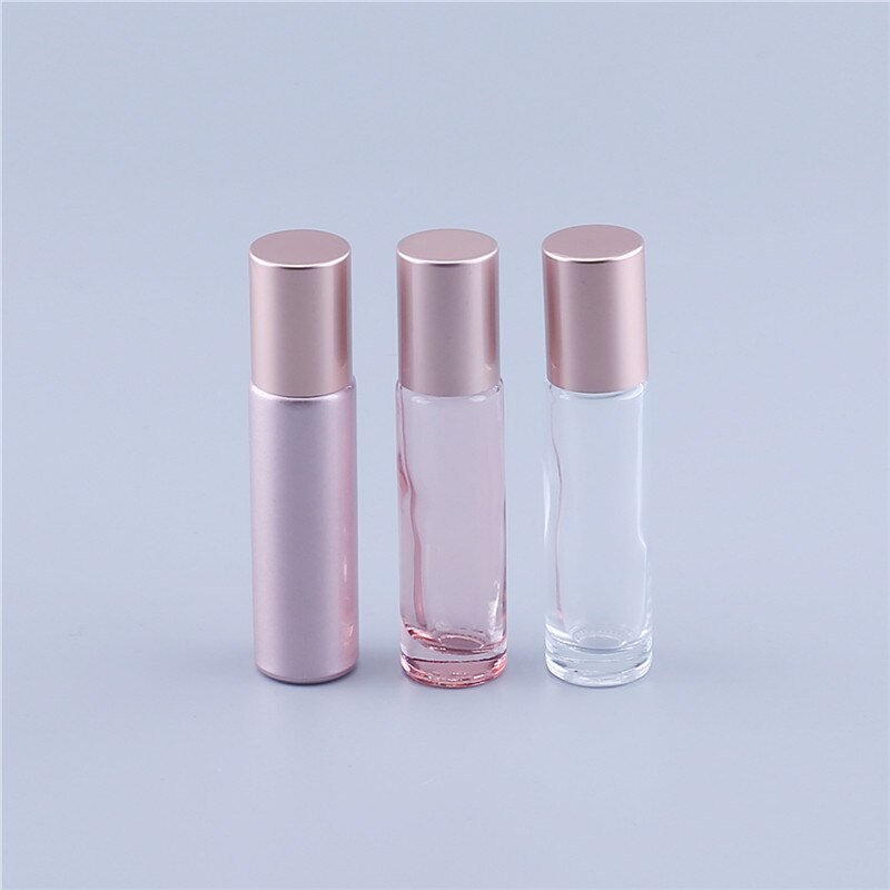 10ml Pretty Pink Roll-On Glass Vial - Essential Oils Or Perfume, A Reusable DIY Tool!