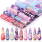 10Pcs/Set Stylish Nail Foil Abstract Transfer Decals