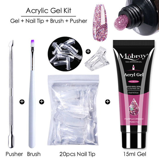 Mobray Poly Extension Nail Gel Kit