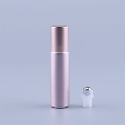 10ml Pretty Pink Roll-On Glass Vial - Essential Oils Or Perfume, A Reusable DIY Tool!