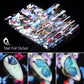10Pcs/Set Stylish Nail Foil Abstract Transfer Decals