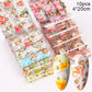 10Pcs/Set Stylish Nail Foil Abstract Transfer Decals