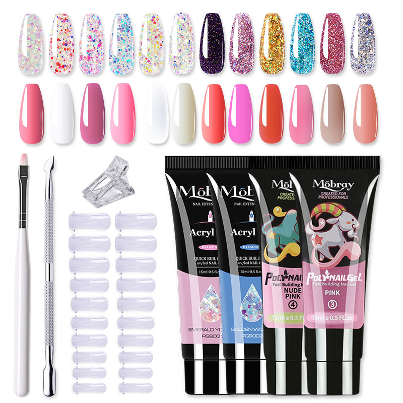 Mobray Poly Extension Nail Gel Kit