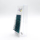 HBZGTLAD Color Lash Purple Blue Brown Green Red White Pink Yellow Eyelash Extensions Individual False Colored Mink Lashes Makeup