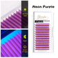 Gorota UV Neon Lash Extenion Glow in the Dark lashes Fluorescent Green Bright Colorful Bulk Classic Individual Eyelash Extension