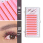 Gorota UV Neon Lash Extenion Glow in the Dark lashes Fluorescent Green Bright Colorful Bulk Classic Individual Eyelash Extension