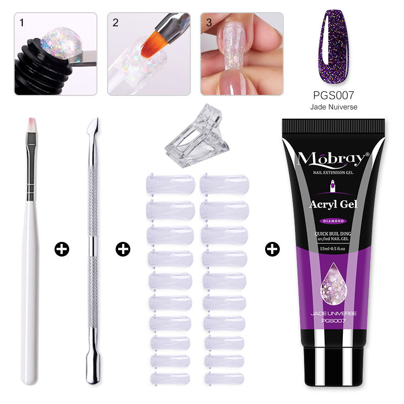 Mobray Poly Extension Nail Gel Kit
