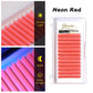 Gorota UV Neon Lash Extenion Glow in the Dark lashes Fluorescent Green Bright Colorful Bulk Classic Individual Eyelash Extension