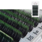 GLAMLASH Gradient Red Green Blue Purple Color Eyelash Extension Individual Faux Mink Ombre False Eye colored Lashes Makeup Tool