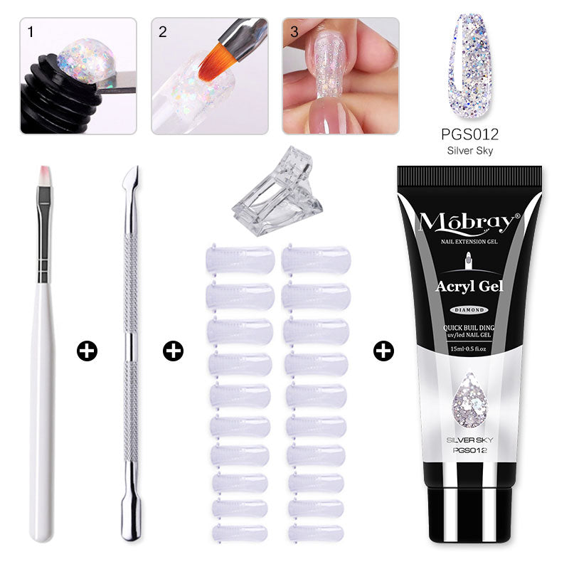 Mobray Poly Extension Nail Gel Kit