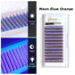 Gorota UV Neon Lash Extenion Glow in the Dark lashes Fluorescent Green Bright Colorful Bulk Classic Individual Eyelash Extension