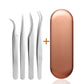 Lash Tweezers, Nail Art, Makeup Tools & Hobbies 4 Pcs