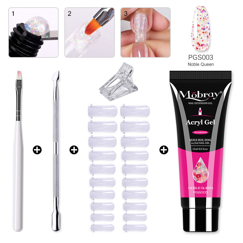 Mobray Poly Extension Nail Gel Kit