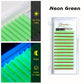 Gorota UV Neon Lash Extenion Glow in the Dark lashes Fluorescent Green Bright Colorful Bulk Classic Individual Eyelash Extension