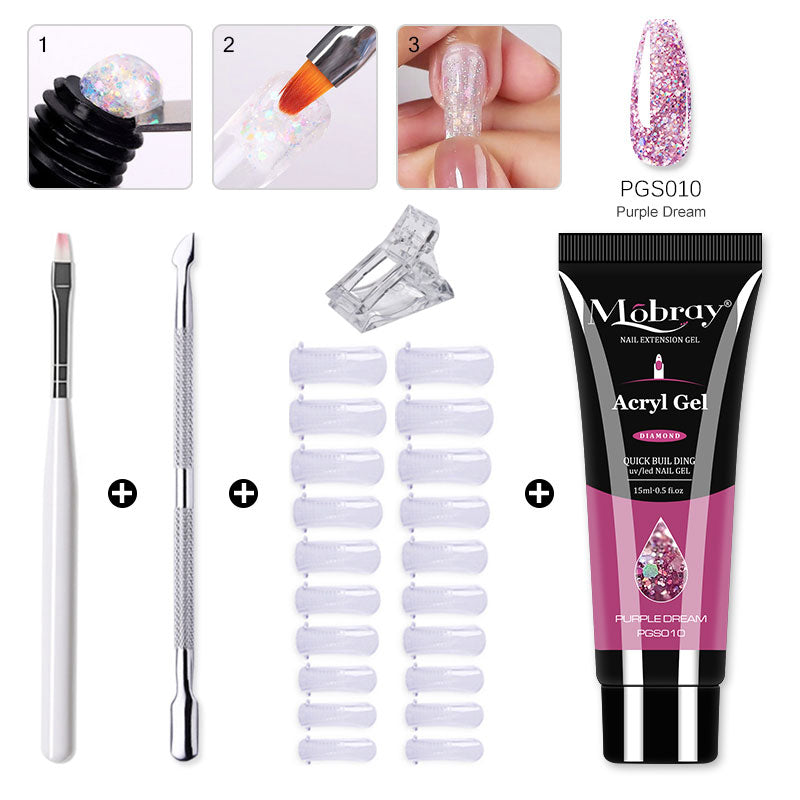 Mobray Poly Extension Nail Gel Kit