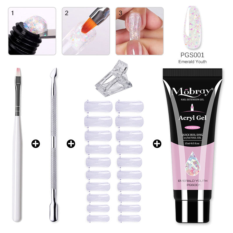 Mobray Poly Extension Nail Gel Kit