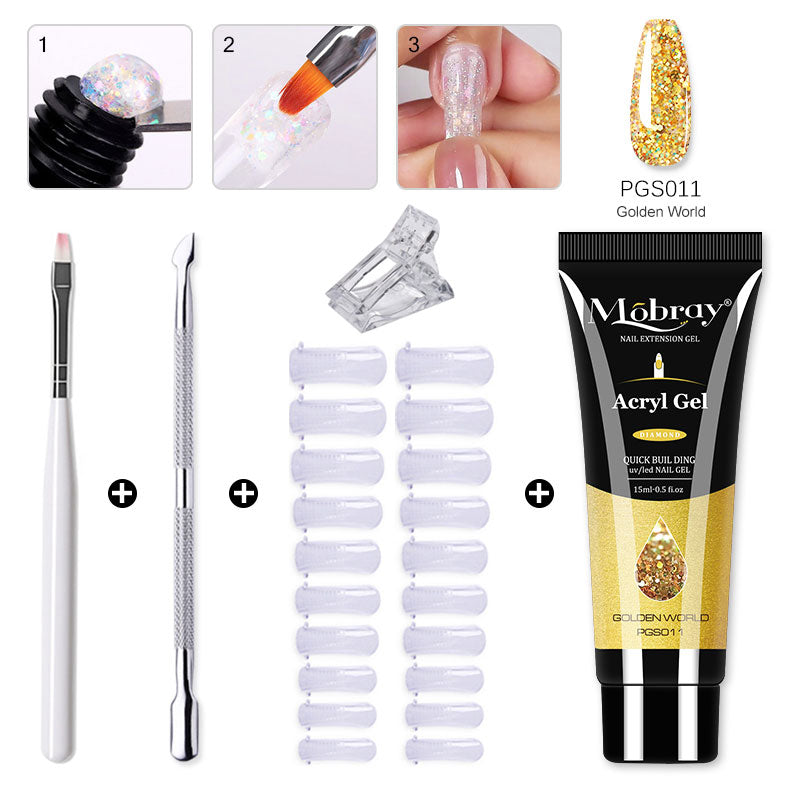 Mobray Poly Extension Nail Gel Kit