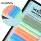 NEON/Blacklight Eyelash Extensions Soft Natural Synthetic 6 Colors Mixed