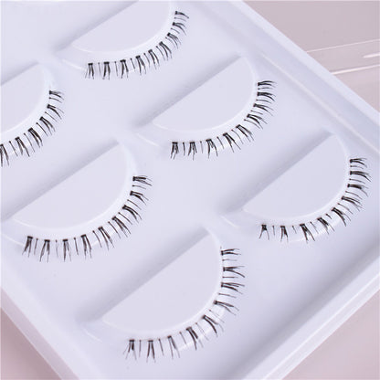 Lower Eyelashes On Clear Band 100% Handmade