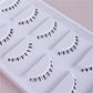 Lower Eyelashes On Clear Band 100% Handmade