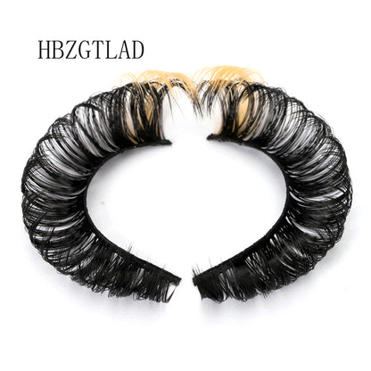 3D Ombre Mink Lashes Vegan Strip Lashes Natural Dramatic Fluffy Color