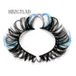 3D Ombre Mink Lashes Vegan Strip Lashes Natural Dramatic Fluffy Color