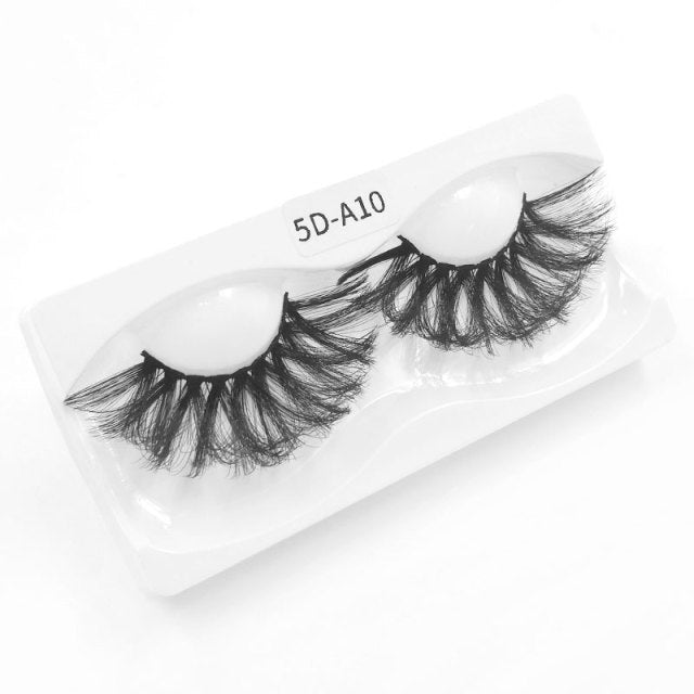 3D Ombre Mink Lashes Vegan Strip Lashes Natural Dramatic Fluffy Color